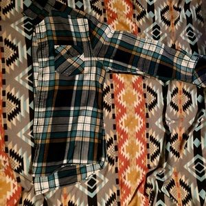 WESC Long Sleeved Mens Flannel Shirt